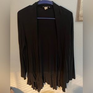 Black carol rosé cardigan.